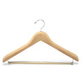 Wholesale Locked Trousers Bar Wooden Tops Set Hangers